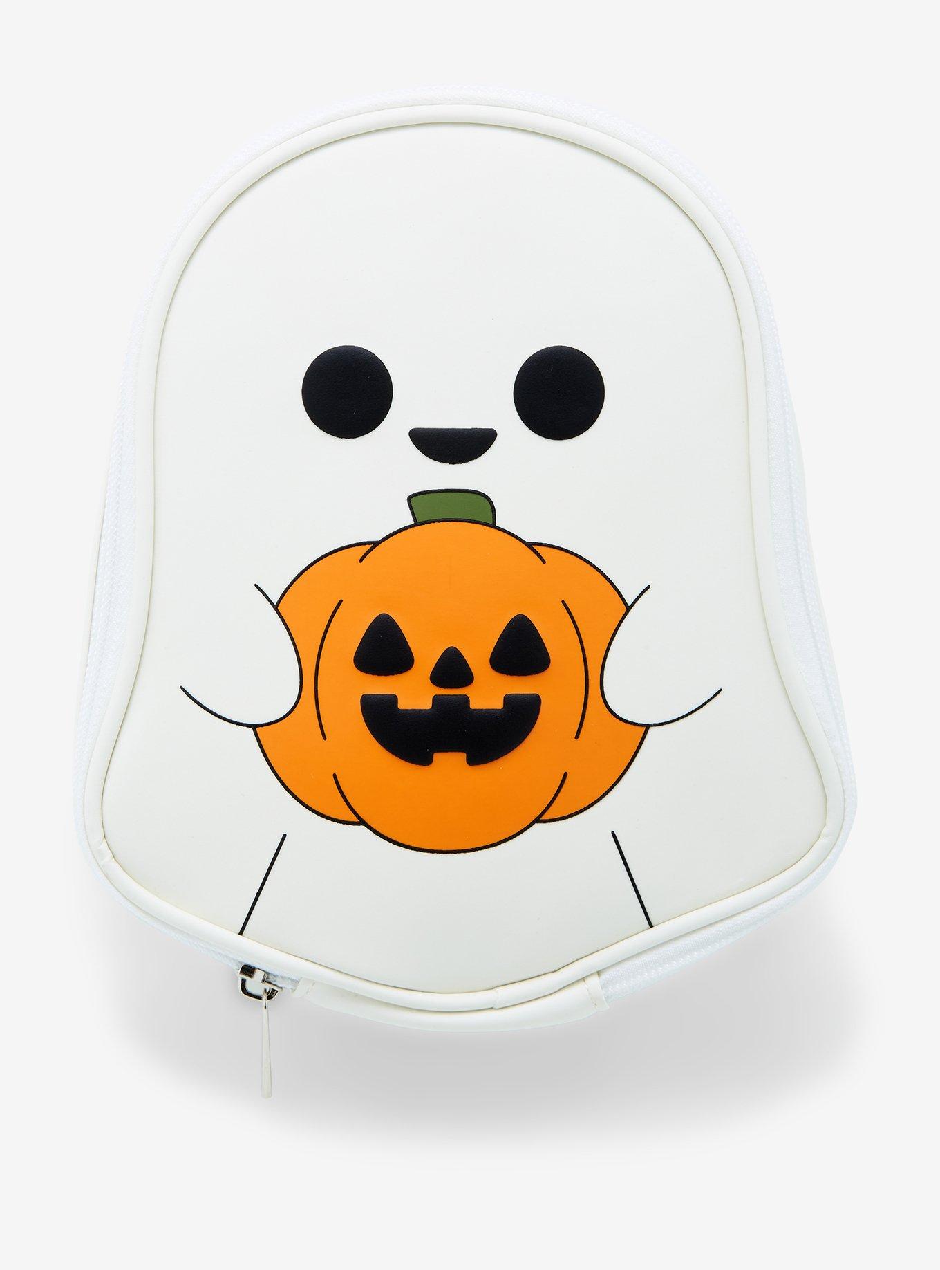 Chibi Ghost Glow-In-The-Dark Makeup Bag, , hi-res