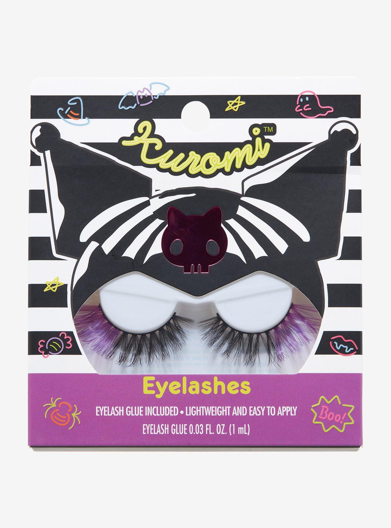 Kuromi Halloween Faux Eyelashes, , hi-res