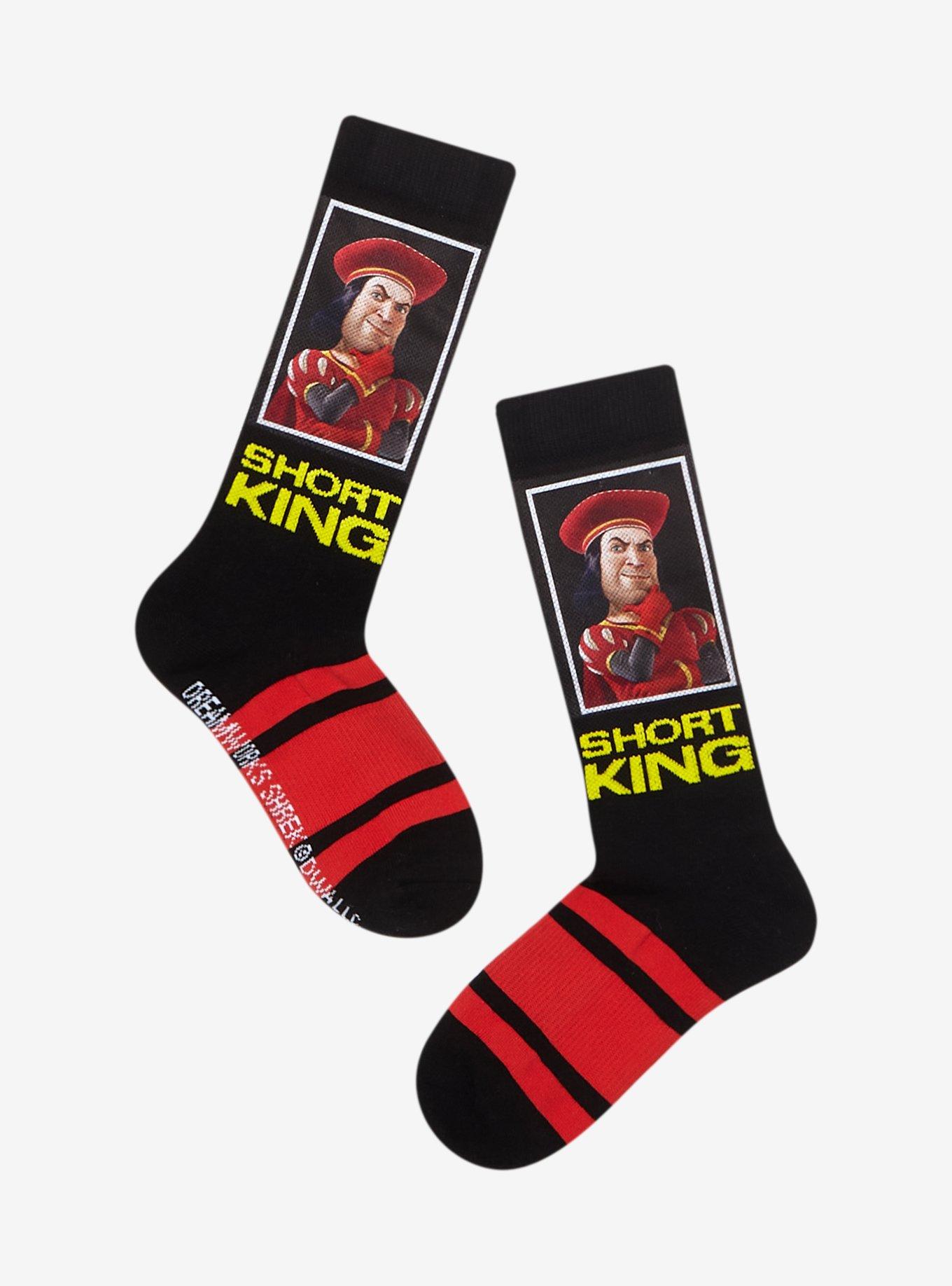 Shrek Farquaad Short King Crew Socks, , hi-res
