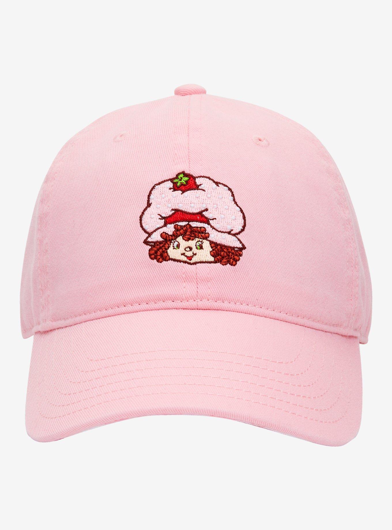 STRAWBERRY SHORTCAKE SNAPBACK BASEBALL HAT/CAP Strawberry Shortcake Denim Strawberry Heart Ball Cap | BoxLunch main image 4