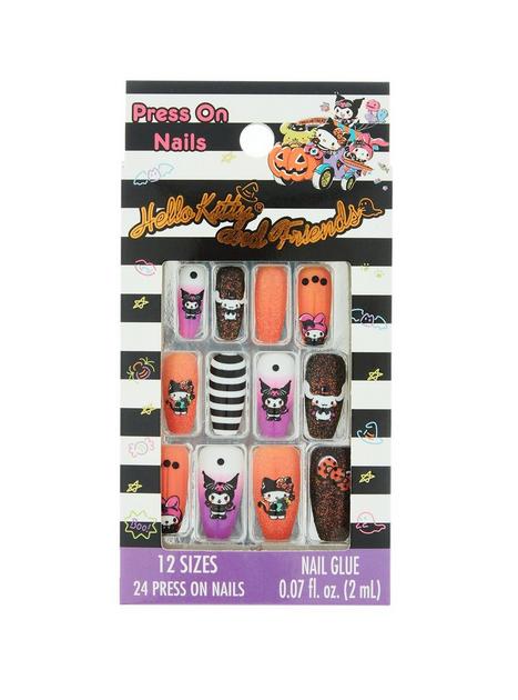 Hello Kitty And Friends Halloween Faux Nail Set | Hot Topic