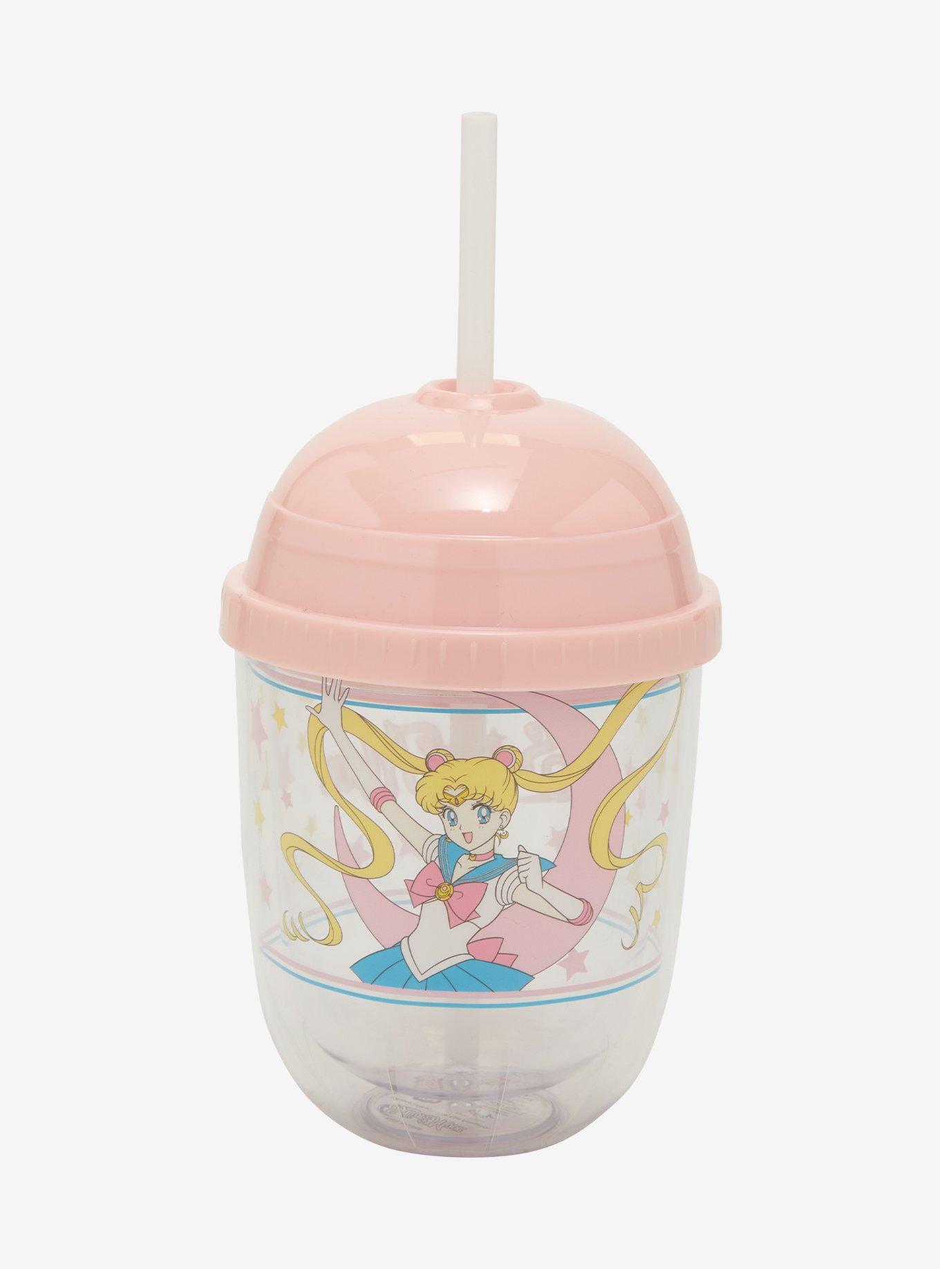 Pink Sailor Moon Inspired Skinny Metal Tumbler, 20 OZ Tumbler