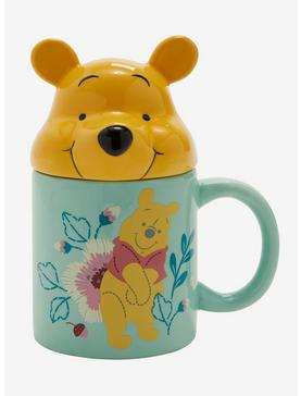 Disney Winnie The Pooh Flowers Mug With Lid, , hi-res