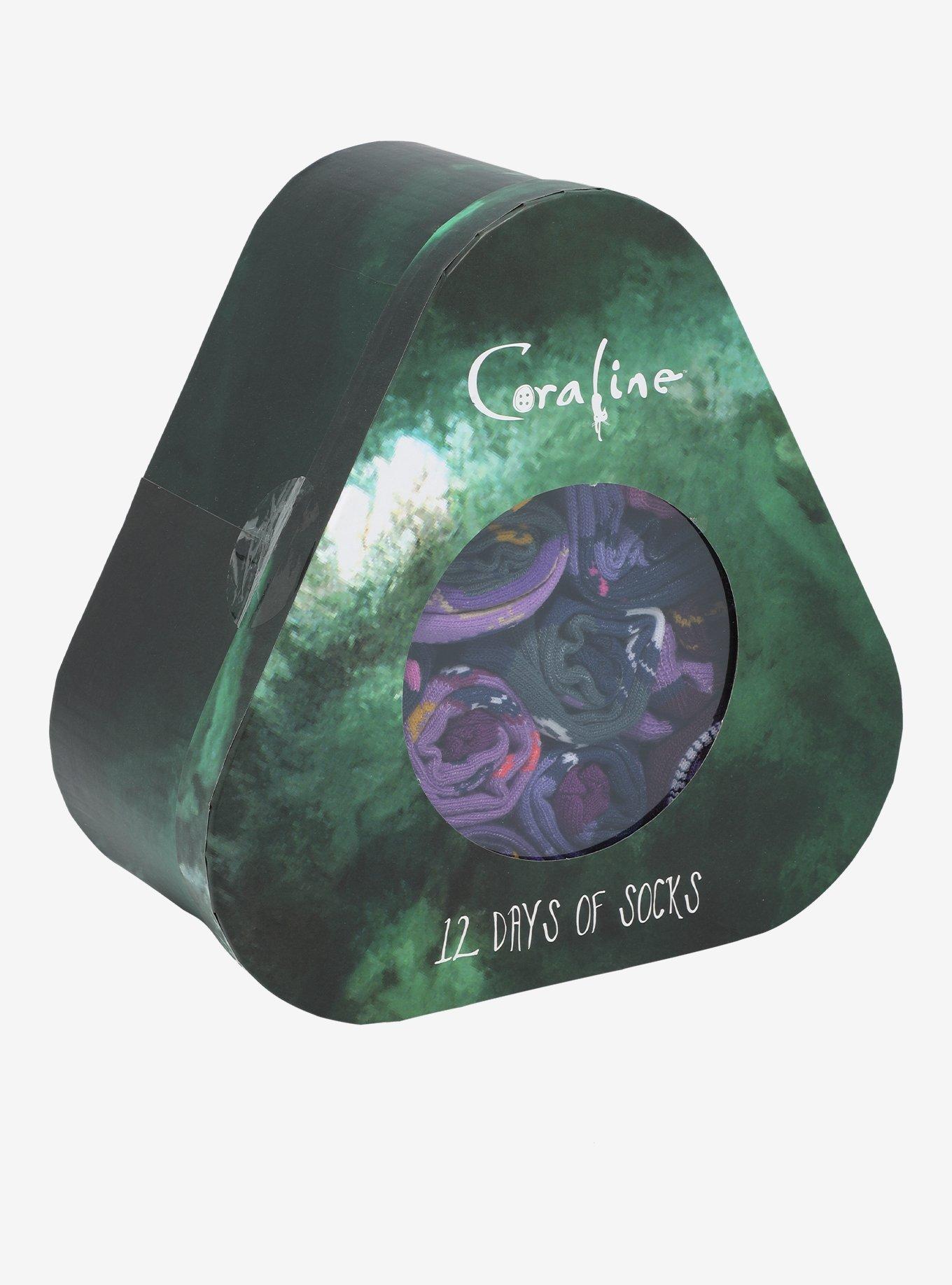 Coraline Purple 12 Days Of Socks Gift Set, , hi-res