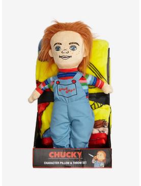 Chucky Character Pillow & Throw Blanket Set, , hi-res