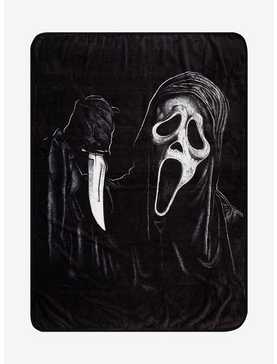Scream Ghost Face Throw Blanket, , hi-res