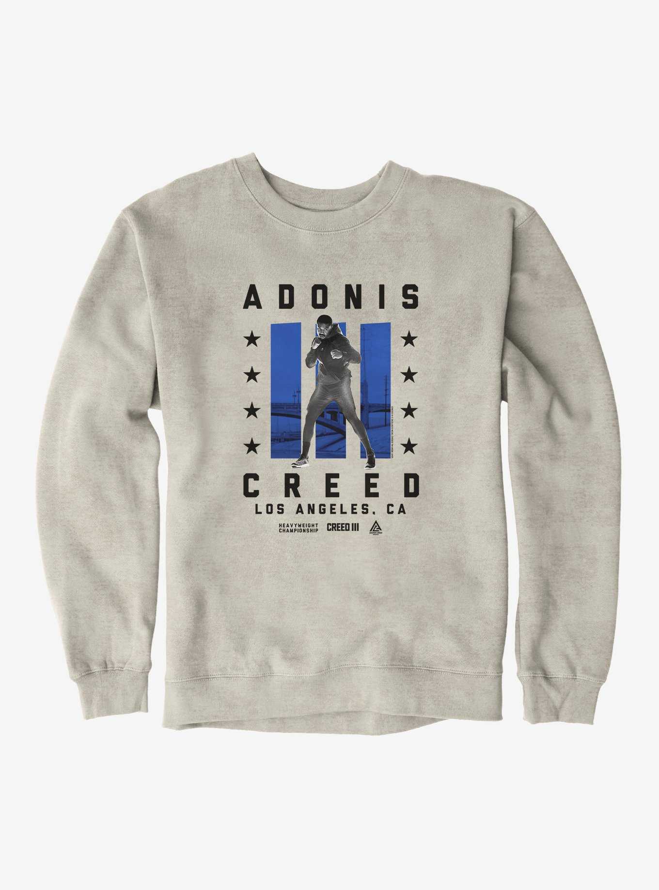 Creed III Adonis Creed LA Heavyweight Championship Sweatshirt, , hi-res