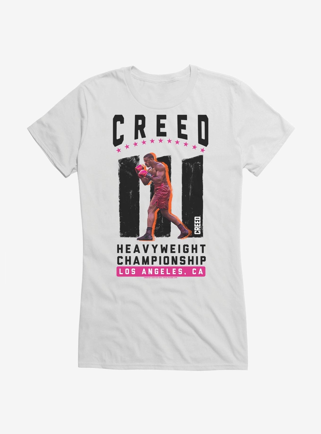Creed III Heavyweight Championship LA Girls T-Shirt, WHITE, hi-res
