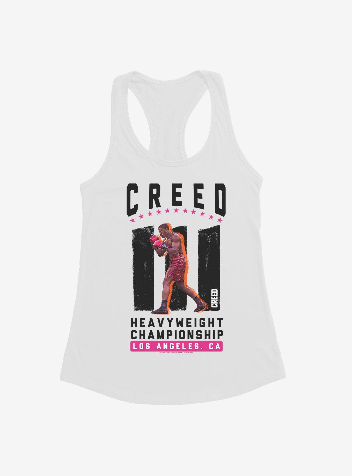 Creed III Heavyweight Championship LA Girls Tank, WHITE, hi-res
