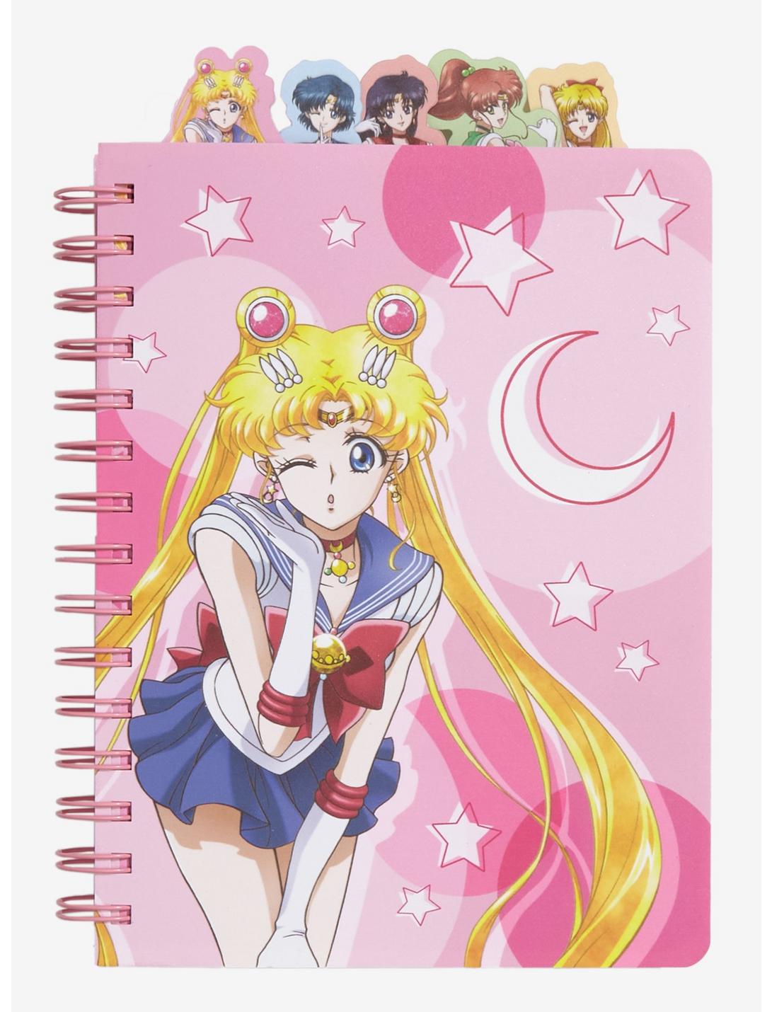 Sailor Moon Crystal Tabbed Journal, , hi-res
