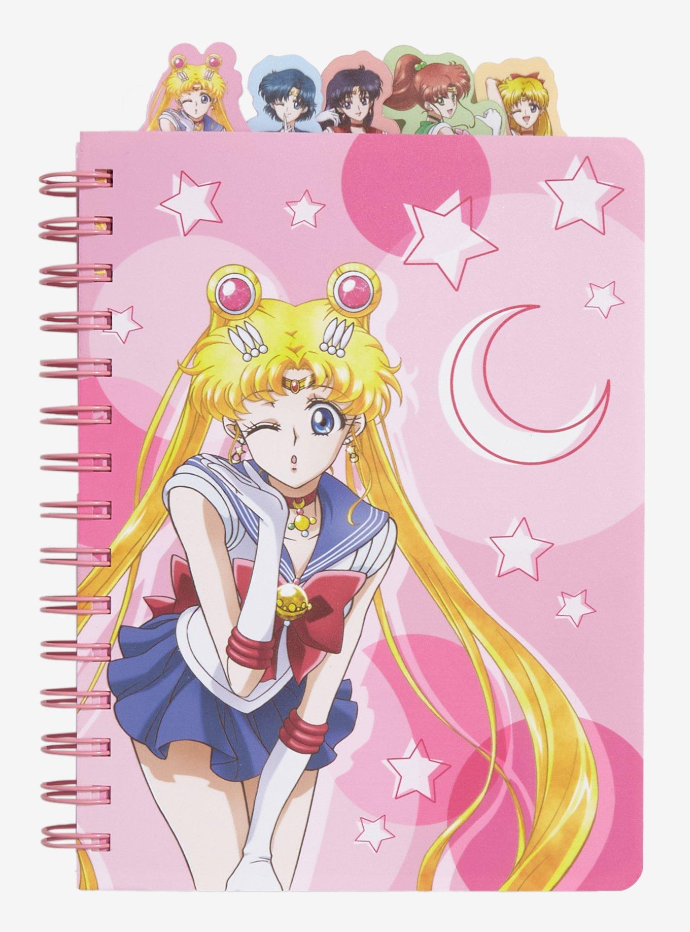 Sailor Moon Crystal Tabbed Journal, , hi-res