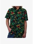 Jurassic Park Tropical Raptor Woven Button-Up, MULTI, hi-res