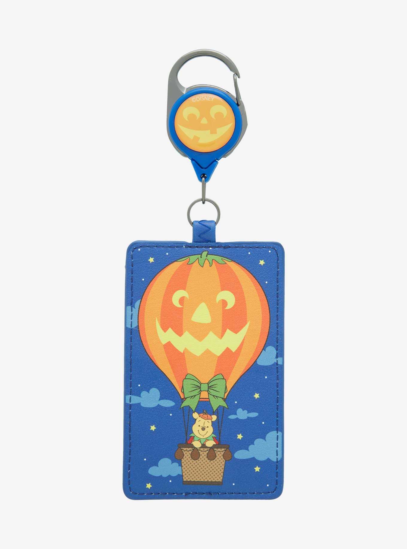Loungefly Disney Winnie the Pooh Jack-o-Lantern Hot Air Balloon Retractable Lanyard - BoxLunch Exclusive, , hi-res