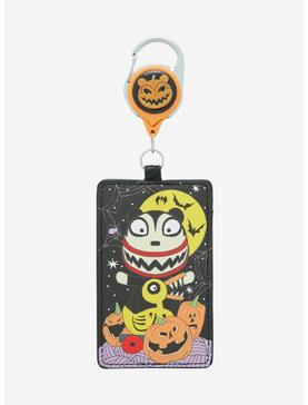 Loungefly Disney The Nightmare Before Christmas Scary Teddy With Pumpkins Retractable Lanyard - BoxLunch Exclusive, , hi-res