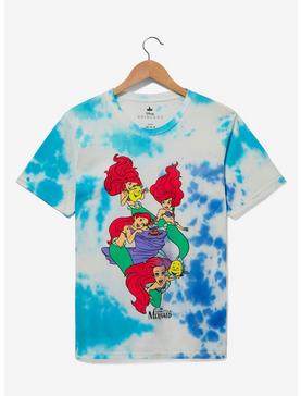 Disney The Little Mermaid Ariel Multi-Pose Tie-Dye Women's T-Shirt - BoxLunch Exclusive, , hi-res