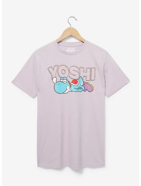 Nintendo Super Mario Bros. Yoshi Sleeping Women’s T-Shirt - BoxLunch Exclusive, , hi-res