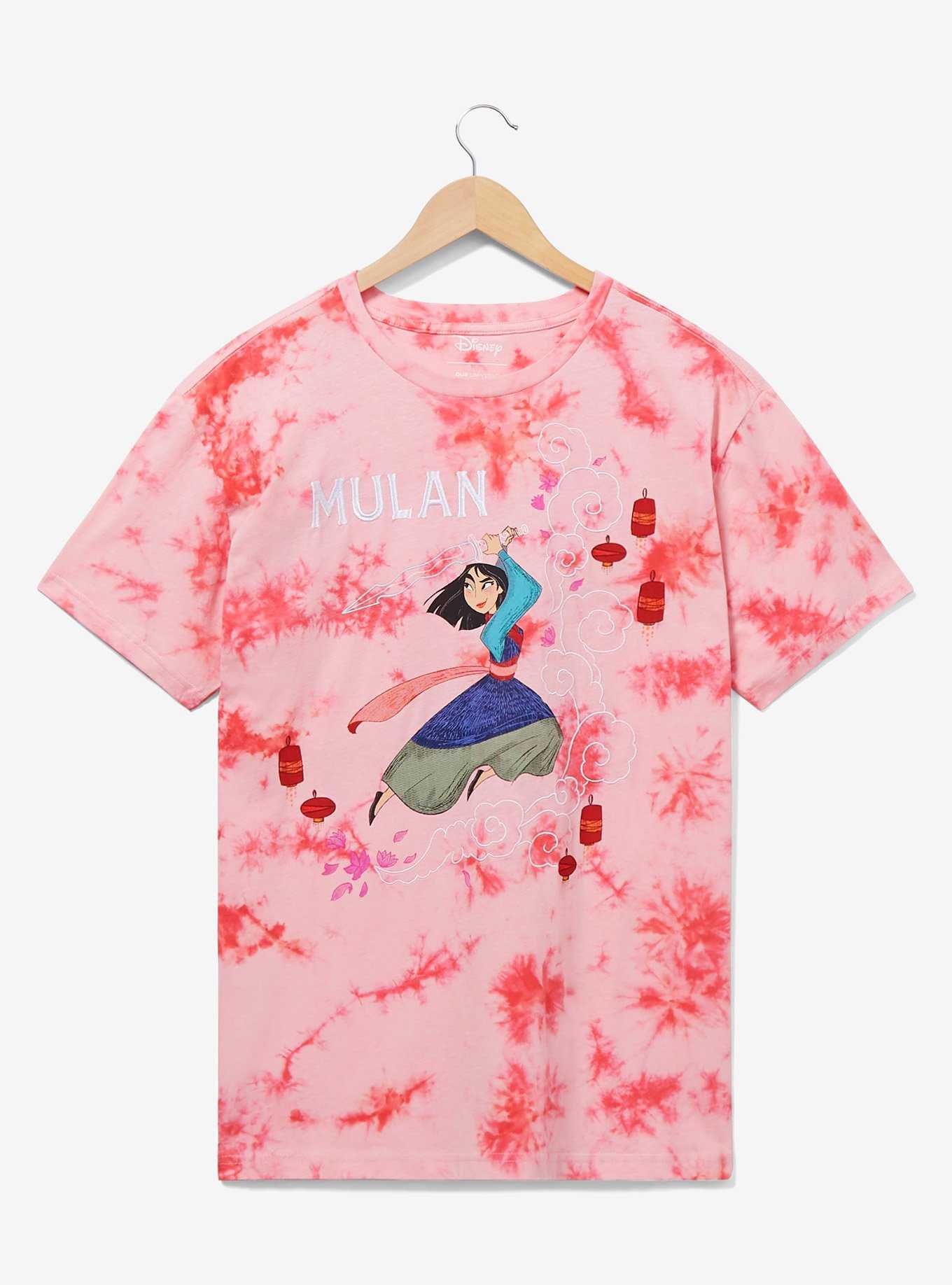 Disney 100 Mulan Portrait Tie-Dye T-Shirt - BoxLunch Exclusive, , hi-res