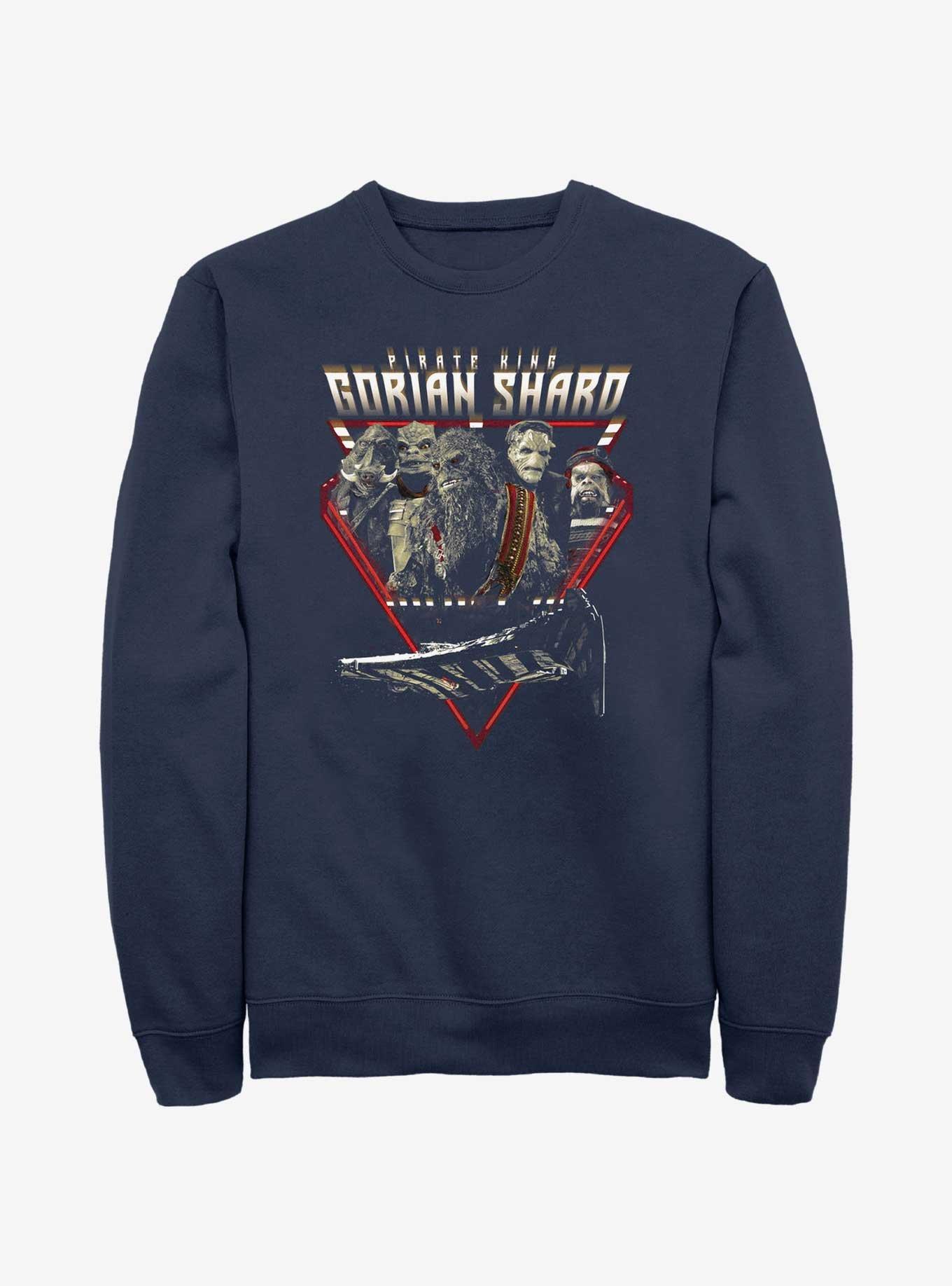 Star Wars The Mandalorian Pirate King Gorian Shard Sweatshirt, NAVY, hi-res