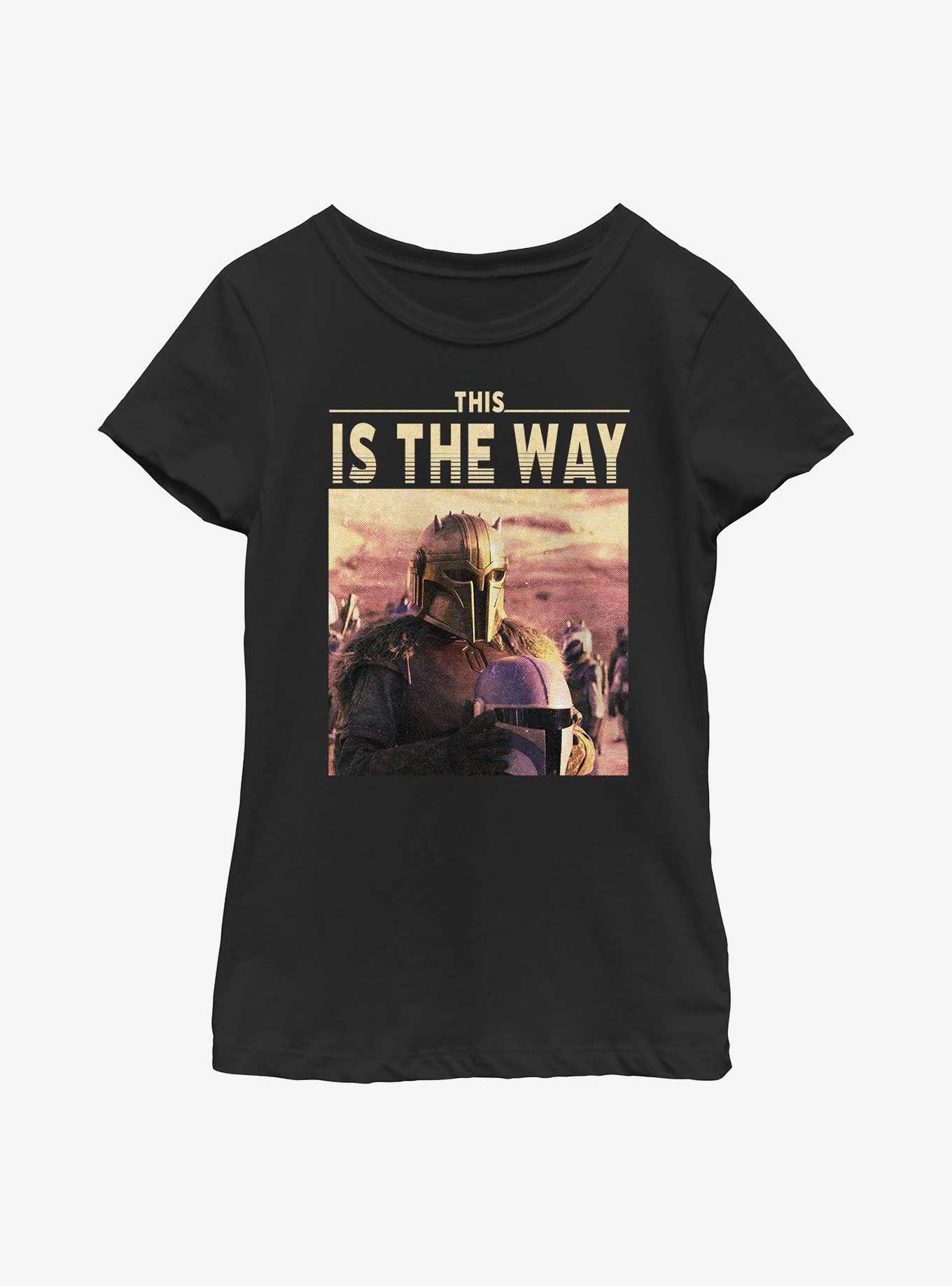 Star Wars The Mandalorian Initiation Youth Girls T-Shirt, BLACK, hi-res