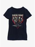 Star Wars The Mandalorian Pirate King Gorian Shard Youth Girls T-Shirt, NAVY, hi-res