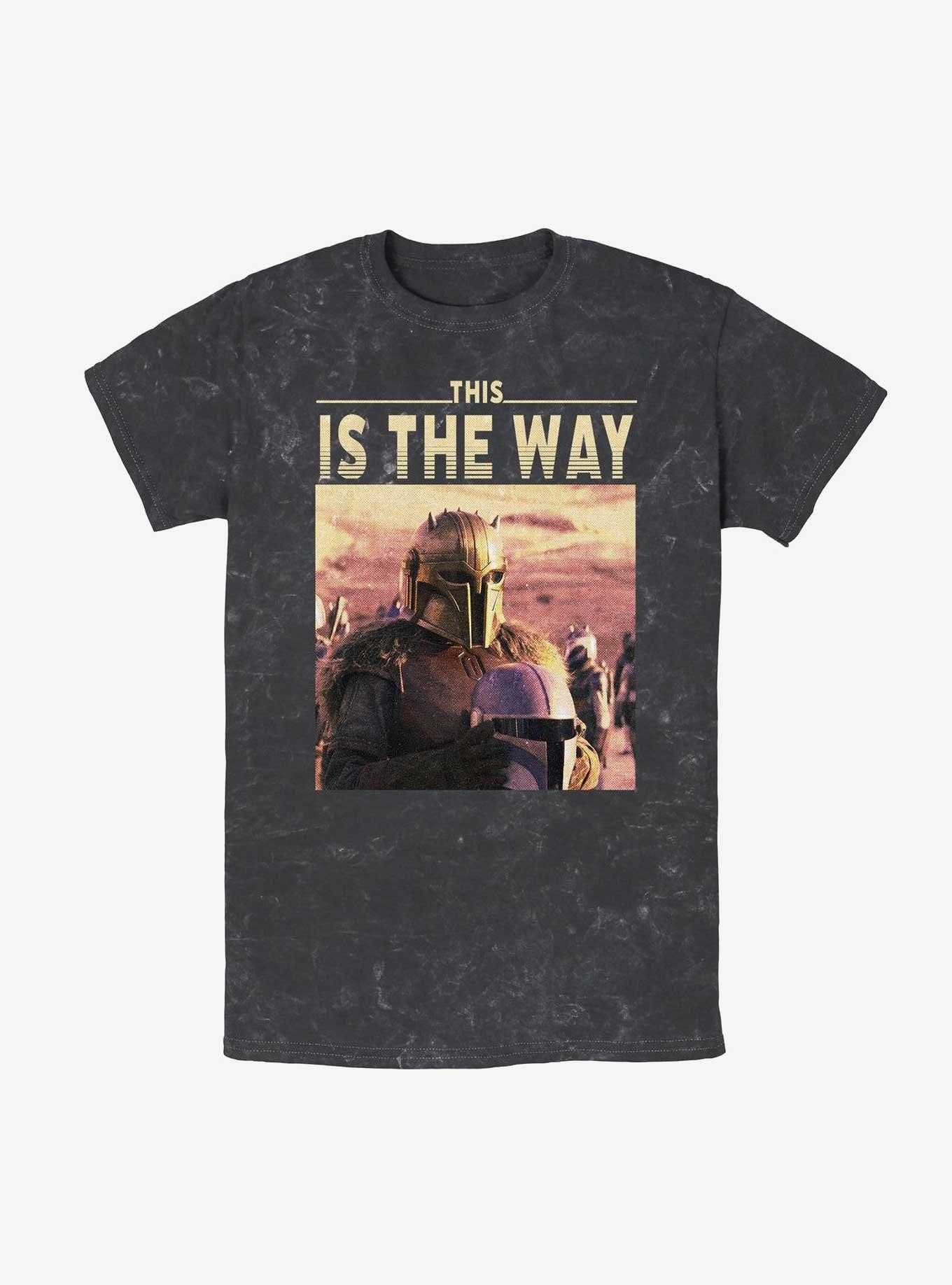 Star Wars The Mandalorian Initiation Mineral Wash T-Shirt, , hi-res