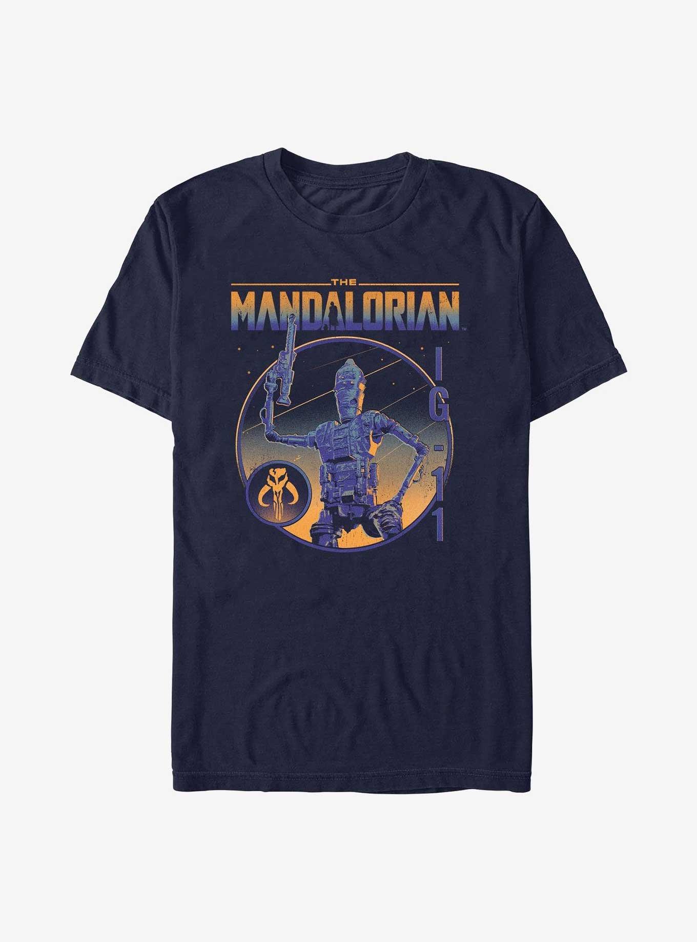 Star Wars The Mandalorian IG-11 Statue T-Shirt, NAVY, hi-res