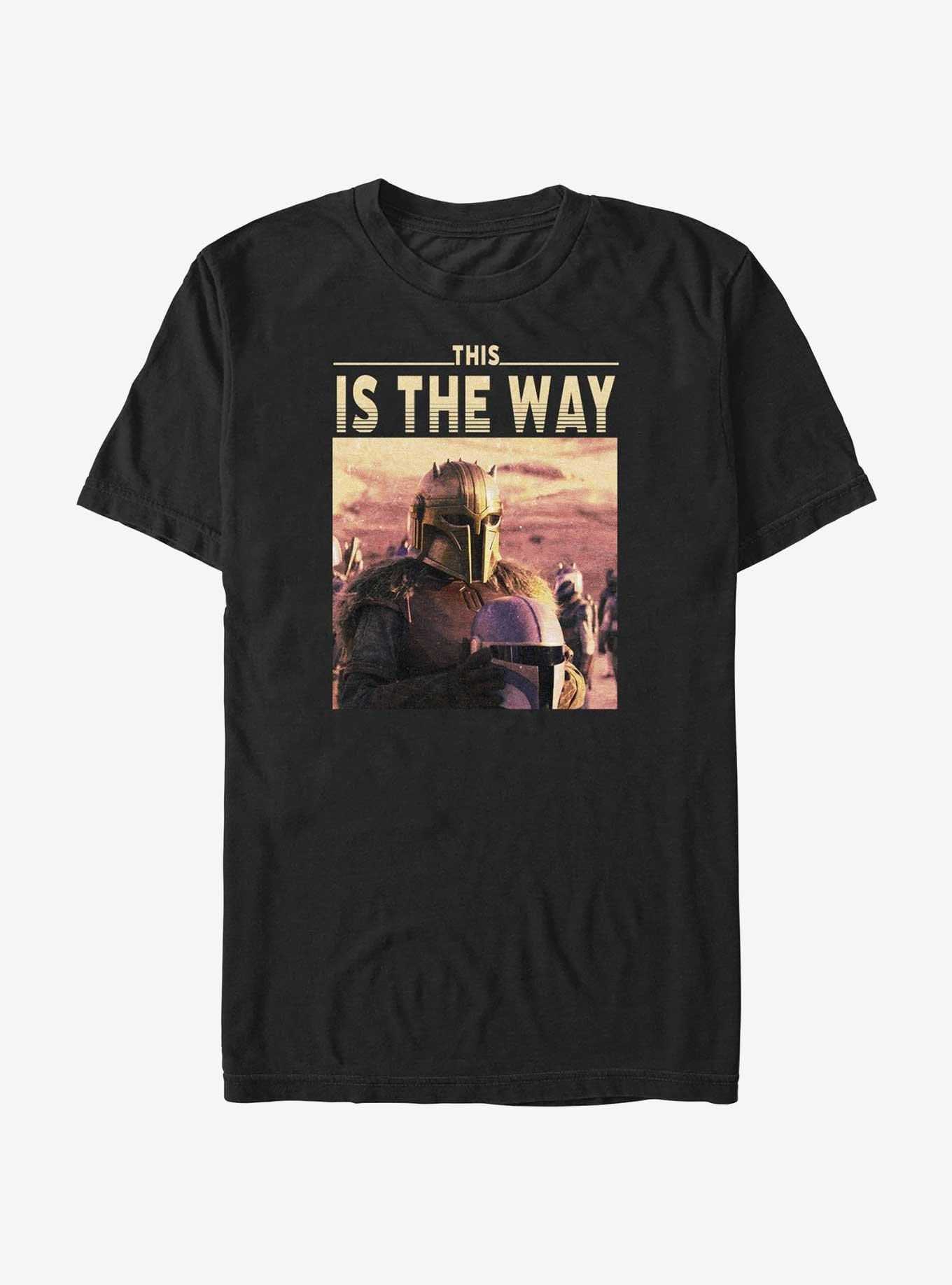 Star Wars The Mandalorian Initiation T-Shirt, BLACK, hi-res