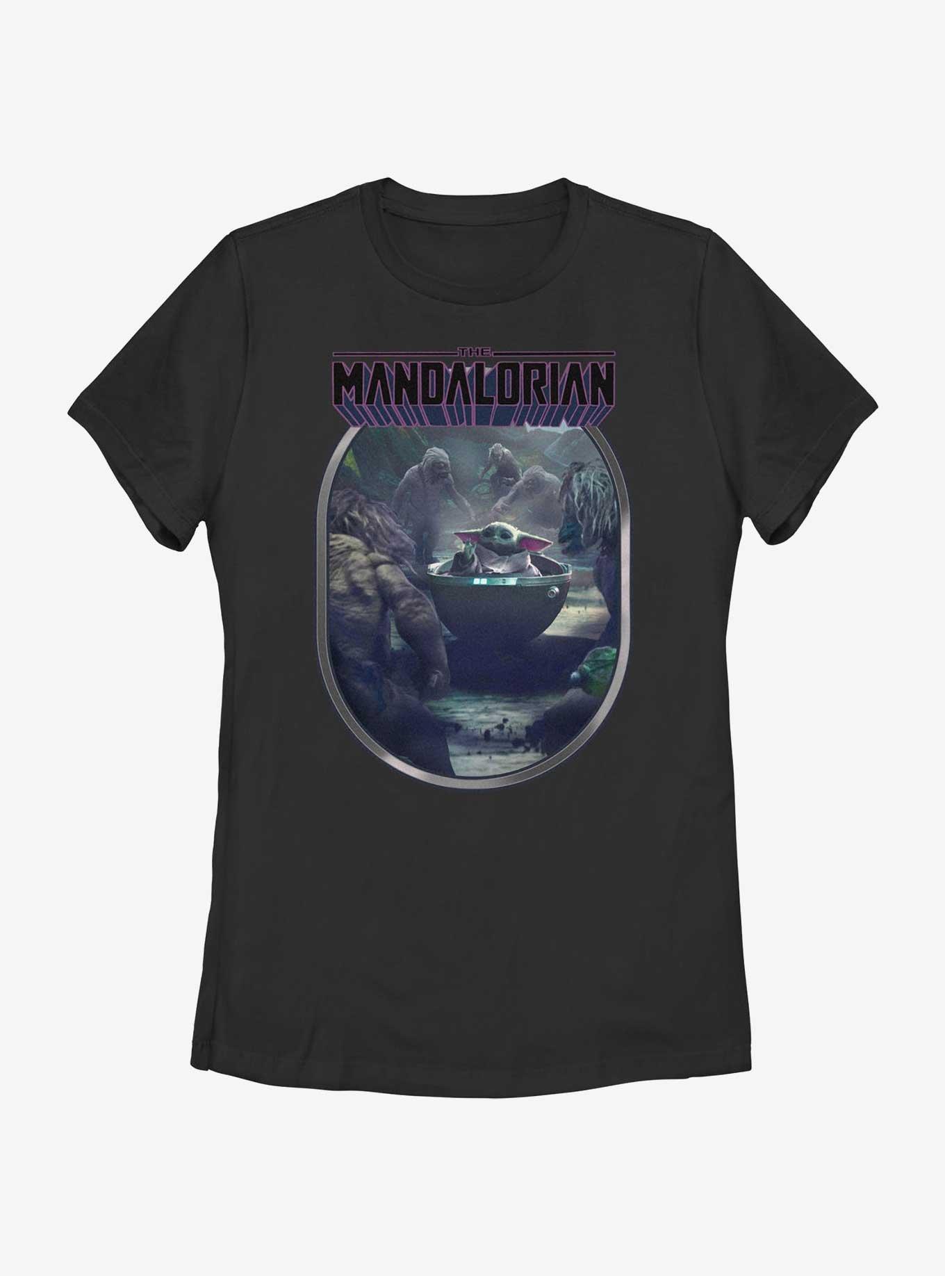 Star Wars The Mandalorian Alamites Attack Grogu Womens T-Shirt, , hi-res