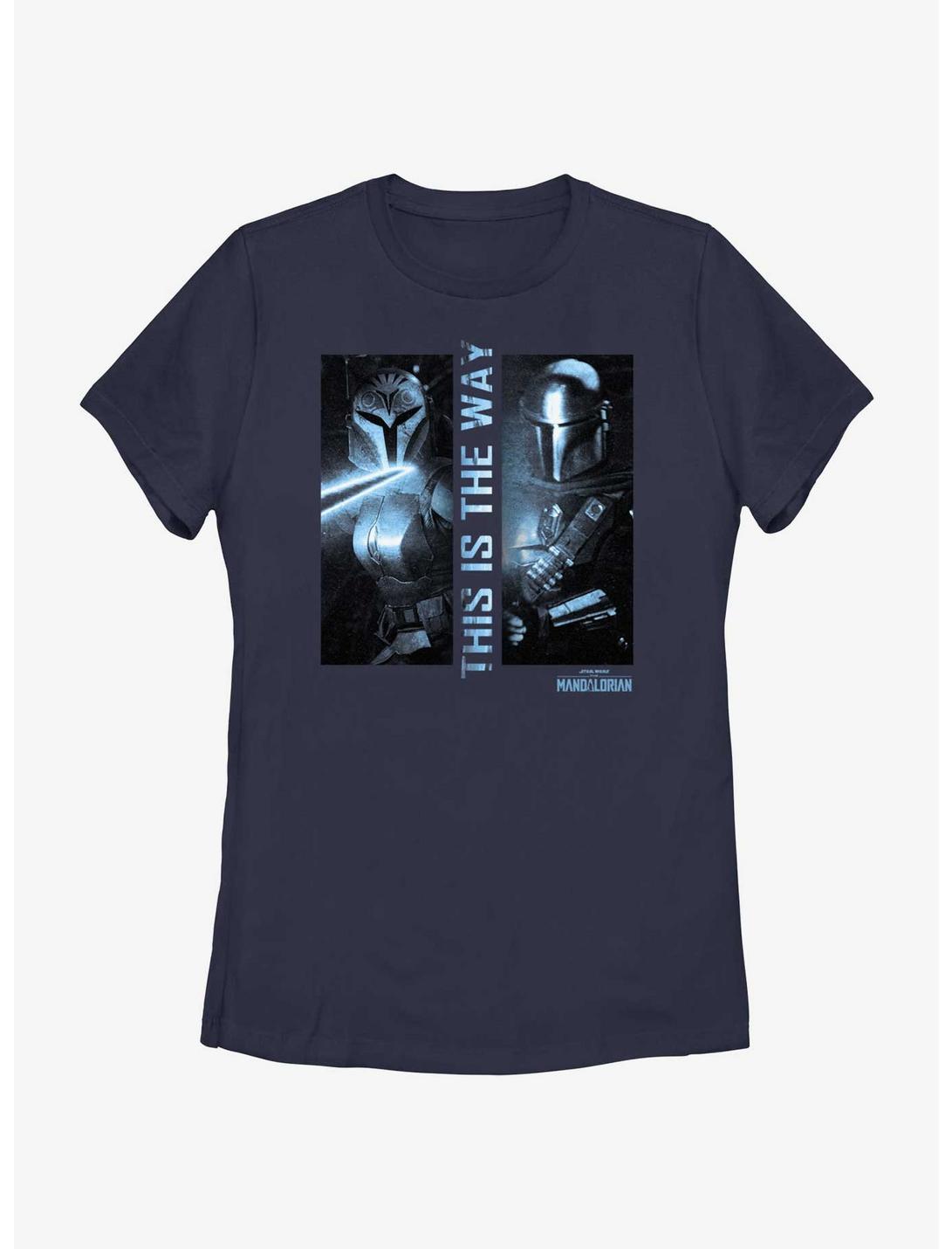 Star Wars The Mandalorian Dark Saber Womens T-Shirt, NAVY, hi-res