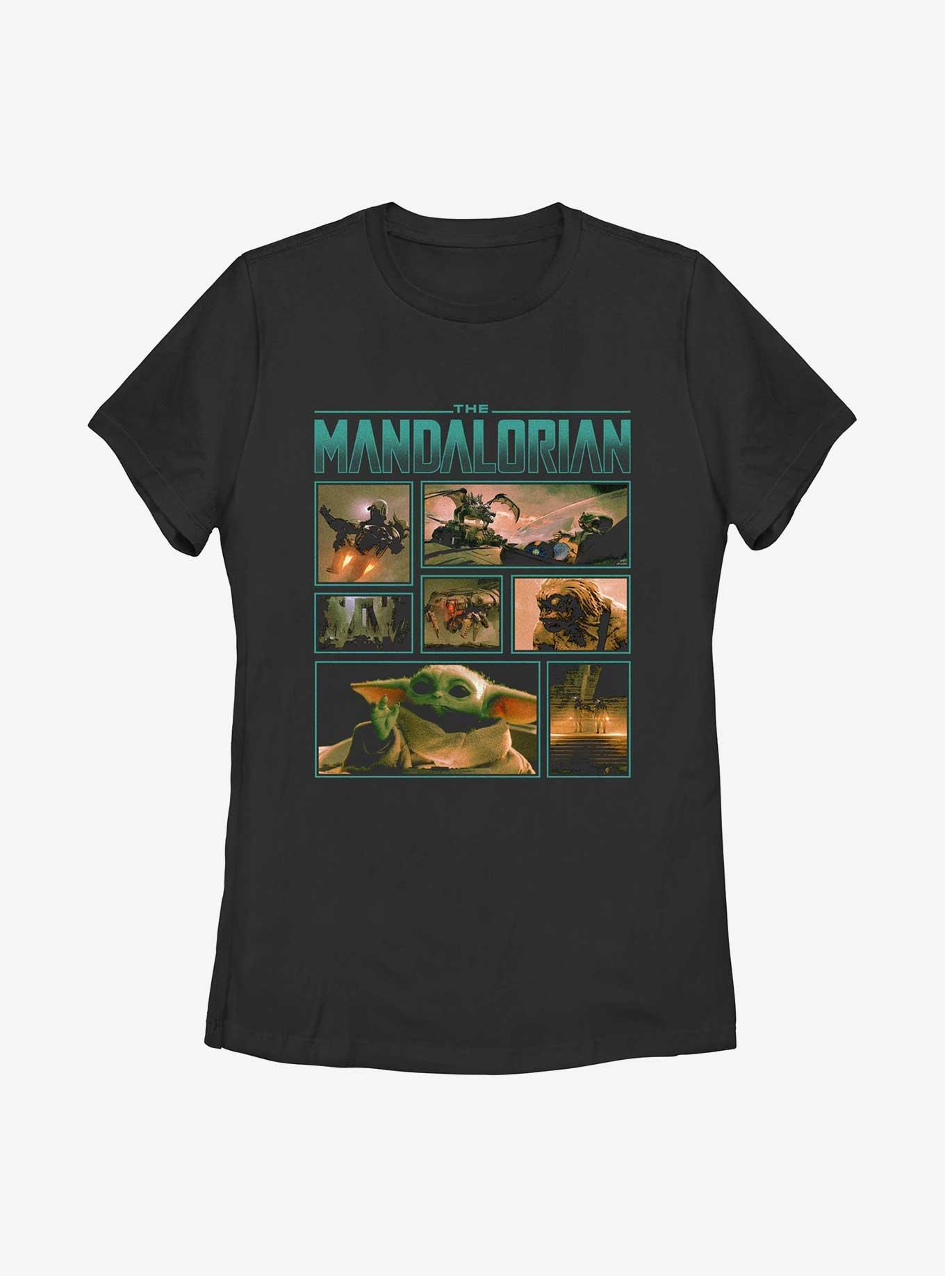 Star Wars The Mandalorian Adventures Through The Mines of Mandalore Womens T-Shirt