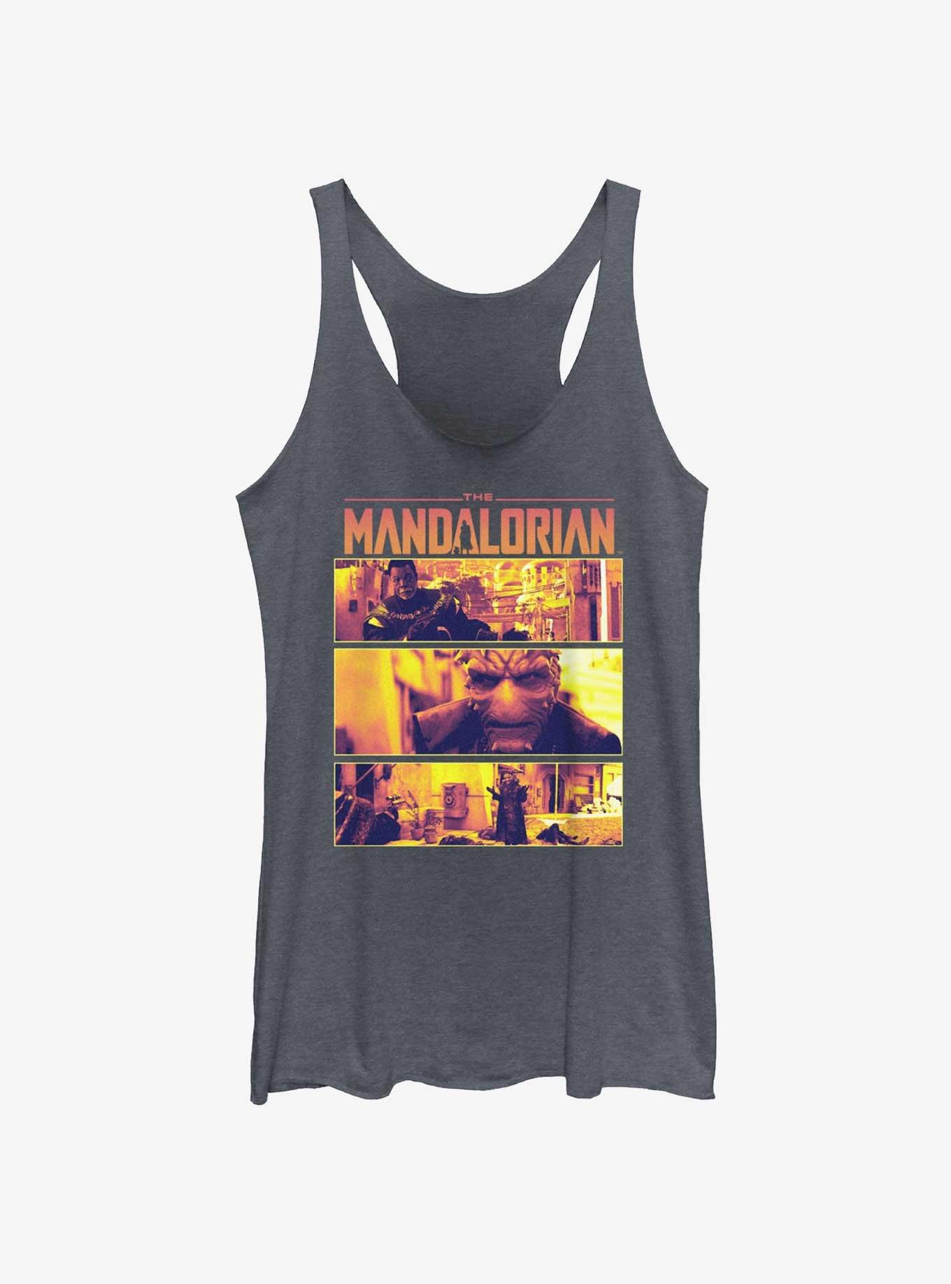 Star Wars The Mandalorian Pirates On Nevarro Standoff Womens Tank Top, , hi-res