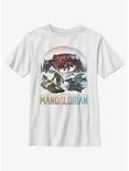 Star Wars The Mandalorian The Living Waters in the Mines of Mandalore Youth T-Shirt, WHITE, hi-res
