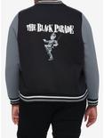 My Chemical Romance The Black Parade Girls Varsity Jacket Plus Size, BLACK, hi-res