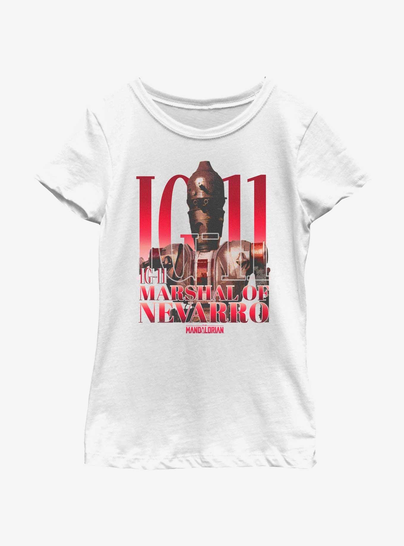 Star Wars The Mandalorian IG-11 Marshal Of Nevarro Youth Girls T-Shirt, , hi-res