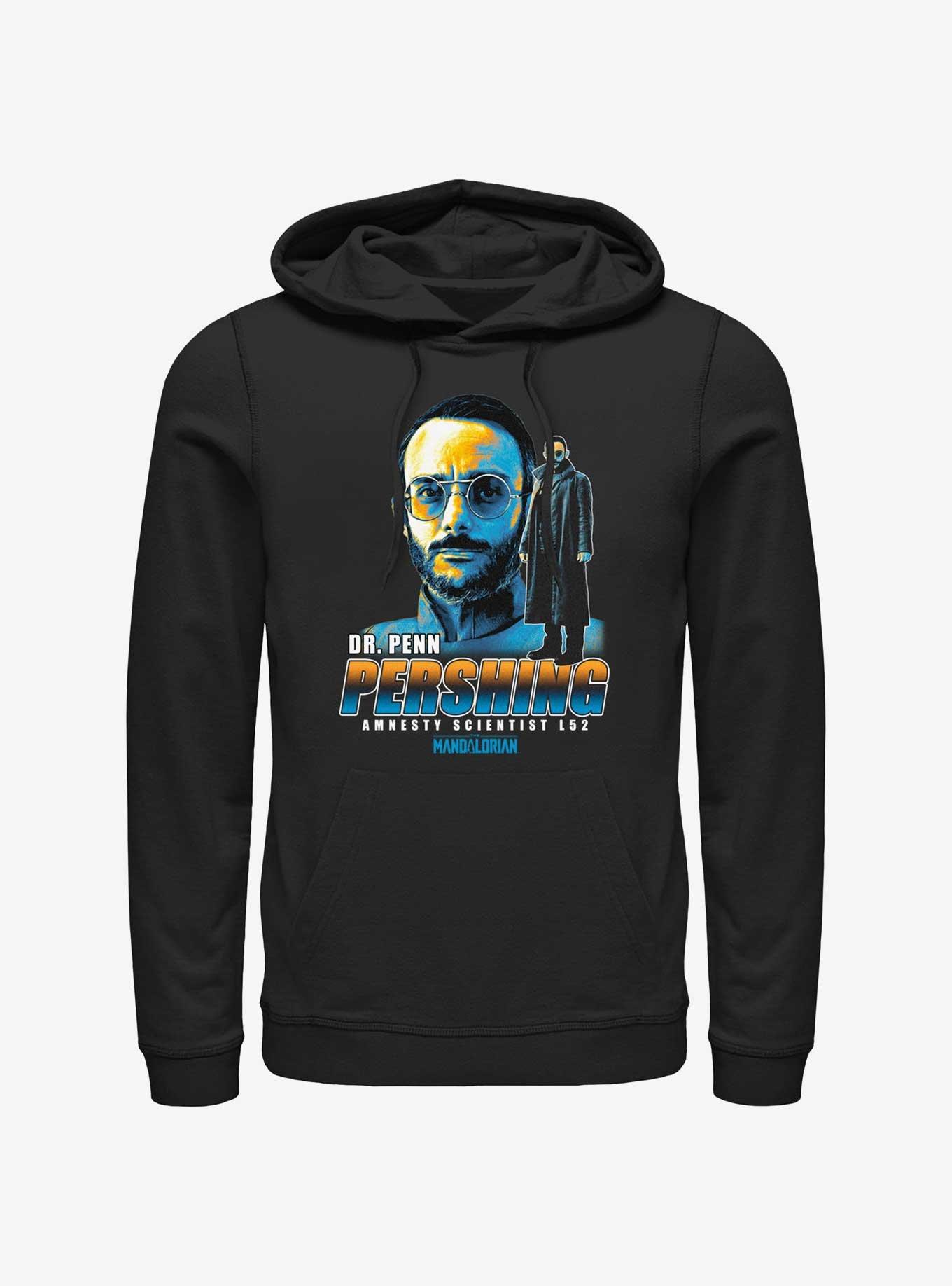 Star Wars The Mandalorian Amnesty Scientist Dr. Penn Pershing Hoodie, BLACK, hi-res