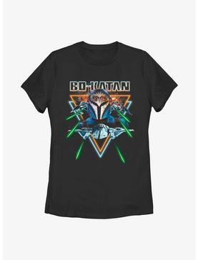 Star Wars The Mandalorian Bo-Katan Dogfight Womens T-Shirt, , hi-res
