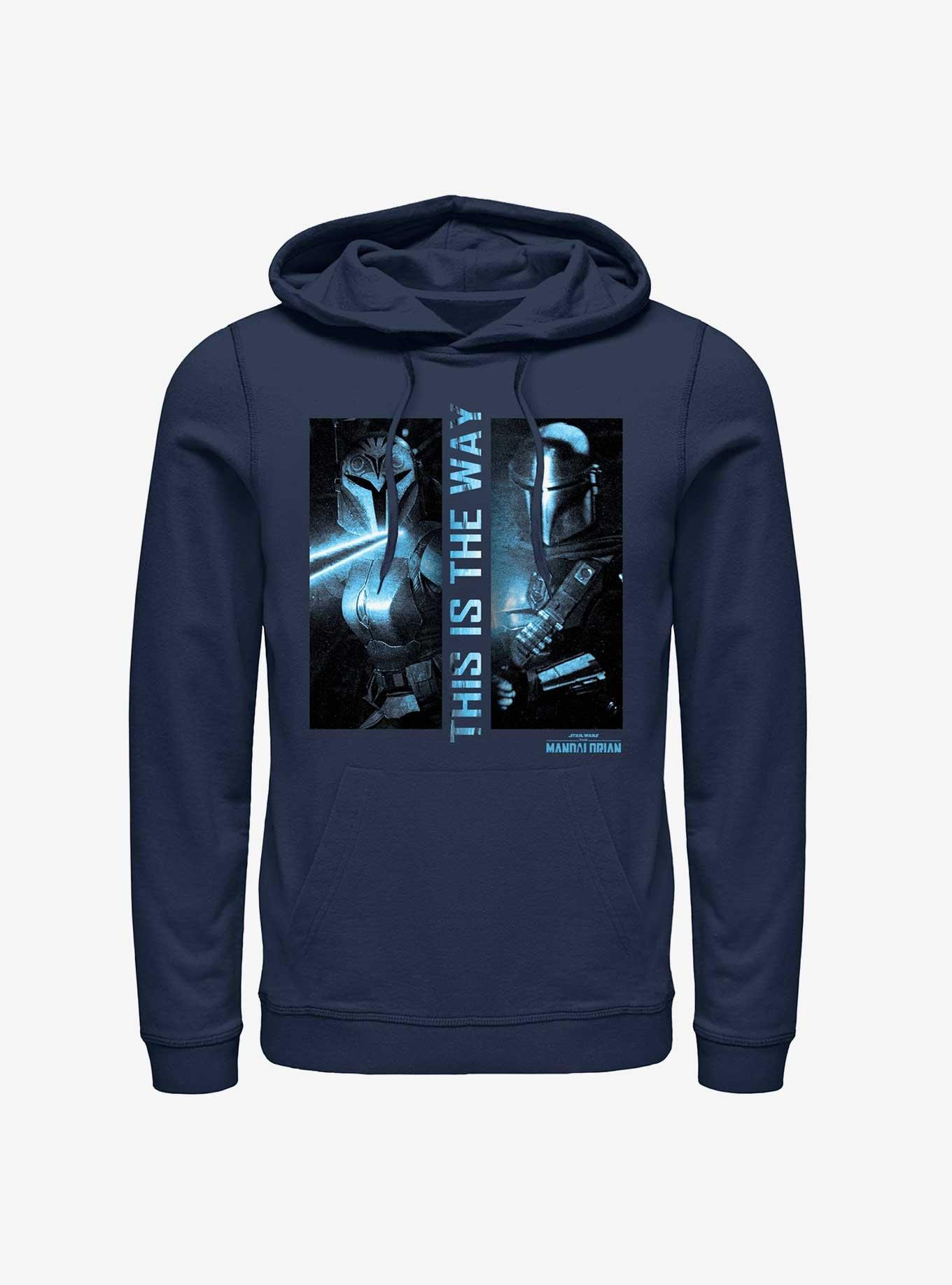 Star Wars The Mandalorian Dark Saber Hoodie, NAVY, hi-res