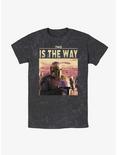 Star Wars The Mandalorian Nightwatchmen Mineral Wash T-Shirt, BLACK, hi-res