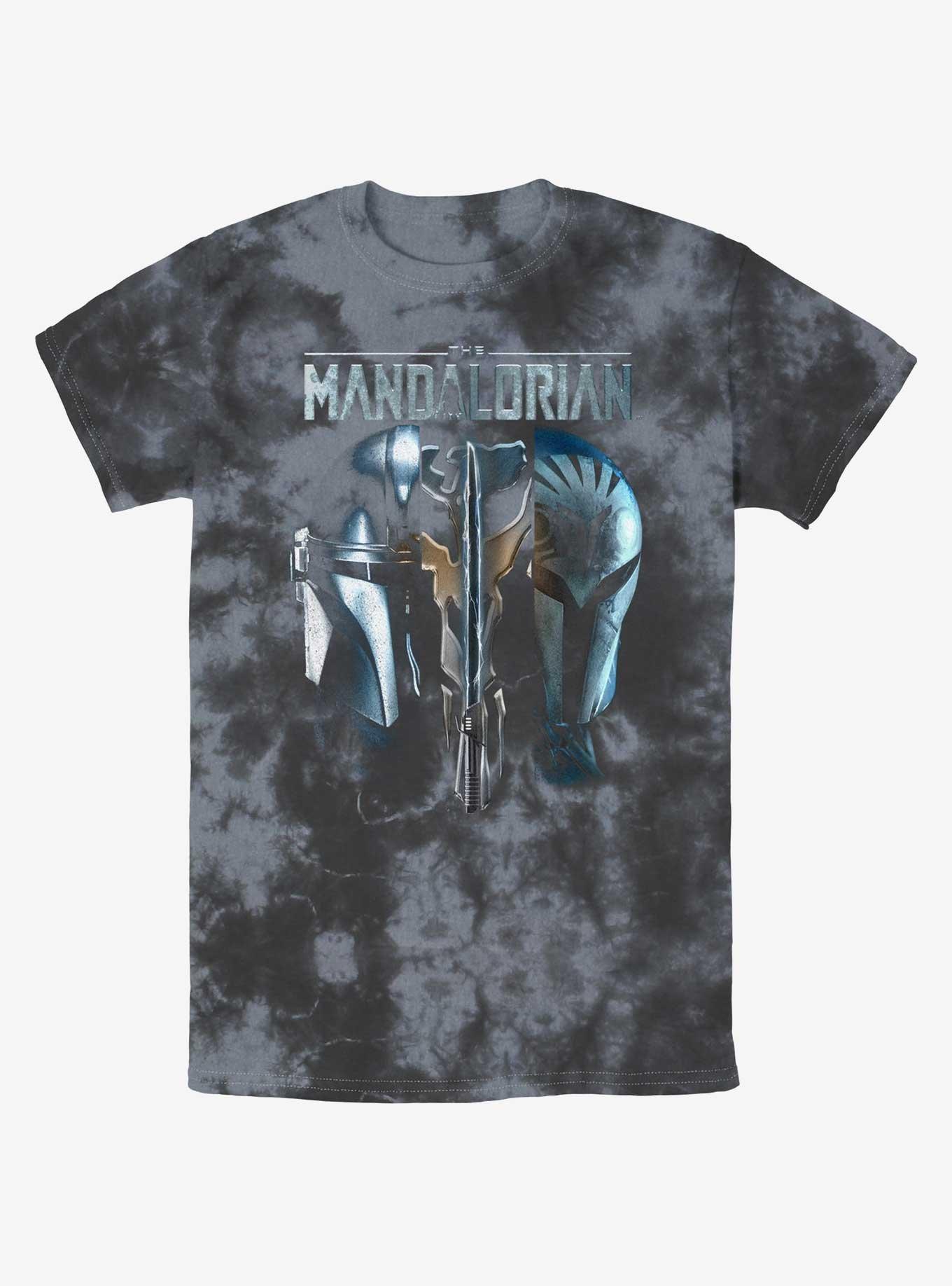 Star Wars The Mandalorian Din Djarin & Bo-Katan Mythosaur Tie-Dye T-Shirt Her Universe Web Exclusive, , hi-res