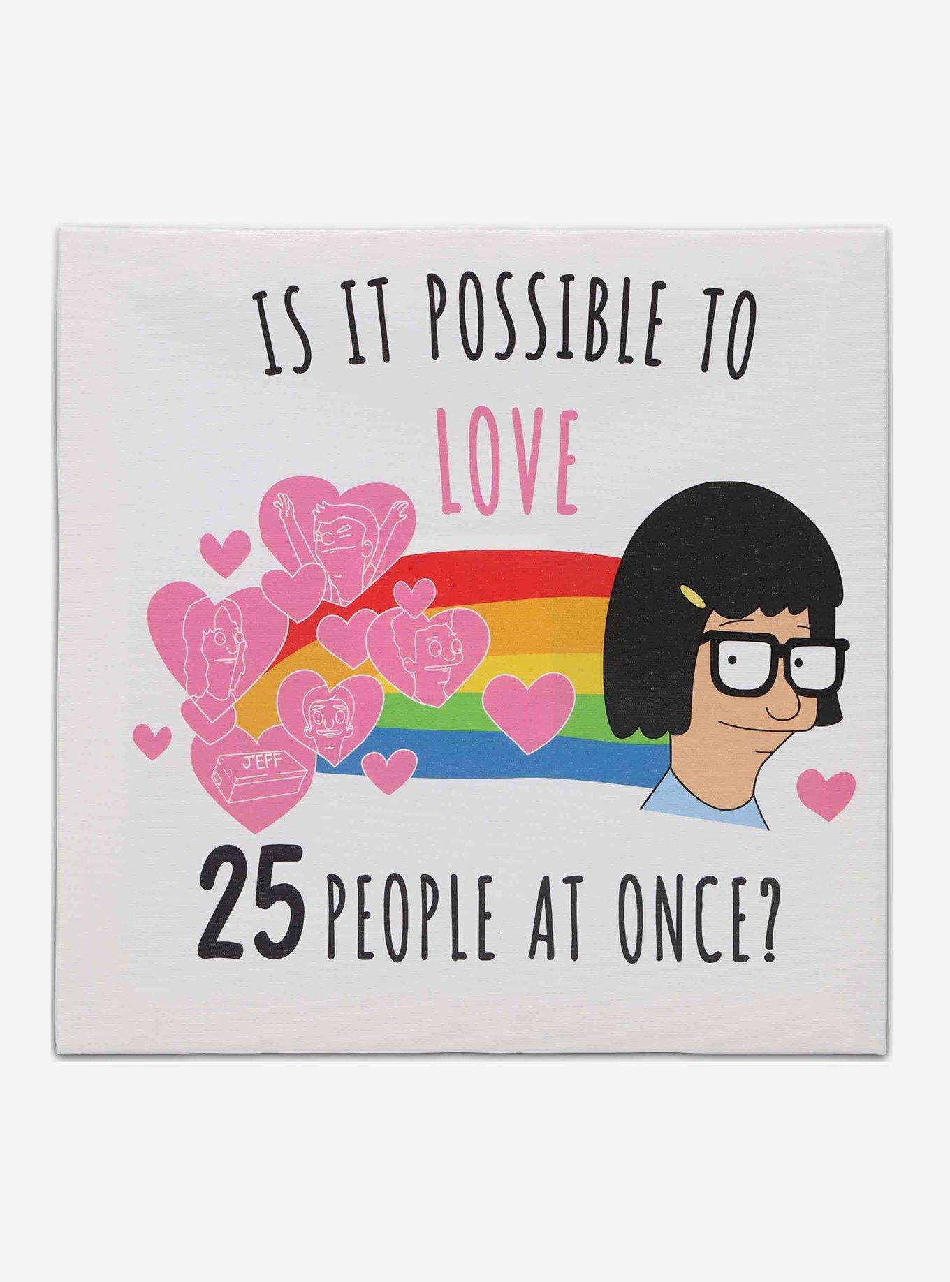 Bob's Burgers Impossible To Love 25 People Tina Canvas Wall Decor, , hi-res