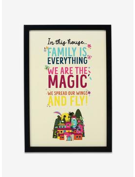 Plus Size Disney Encanto In This House Rules Framed Wood Wall Decor, , hi-res