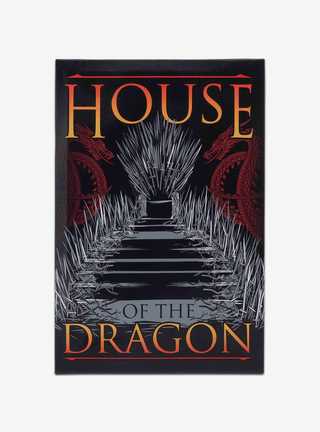 House Of The Dragon Iron Throne Canvas Wall Decor, , hi-res