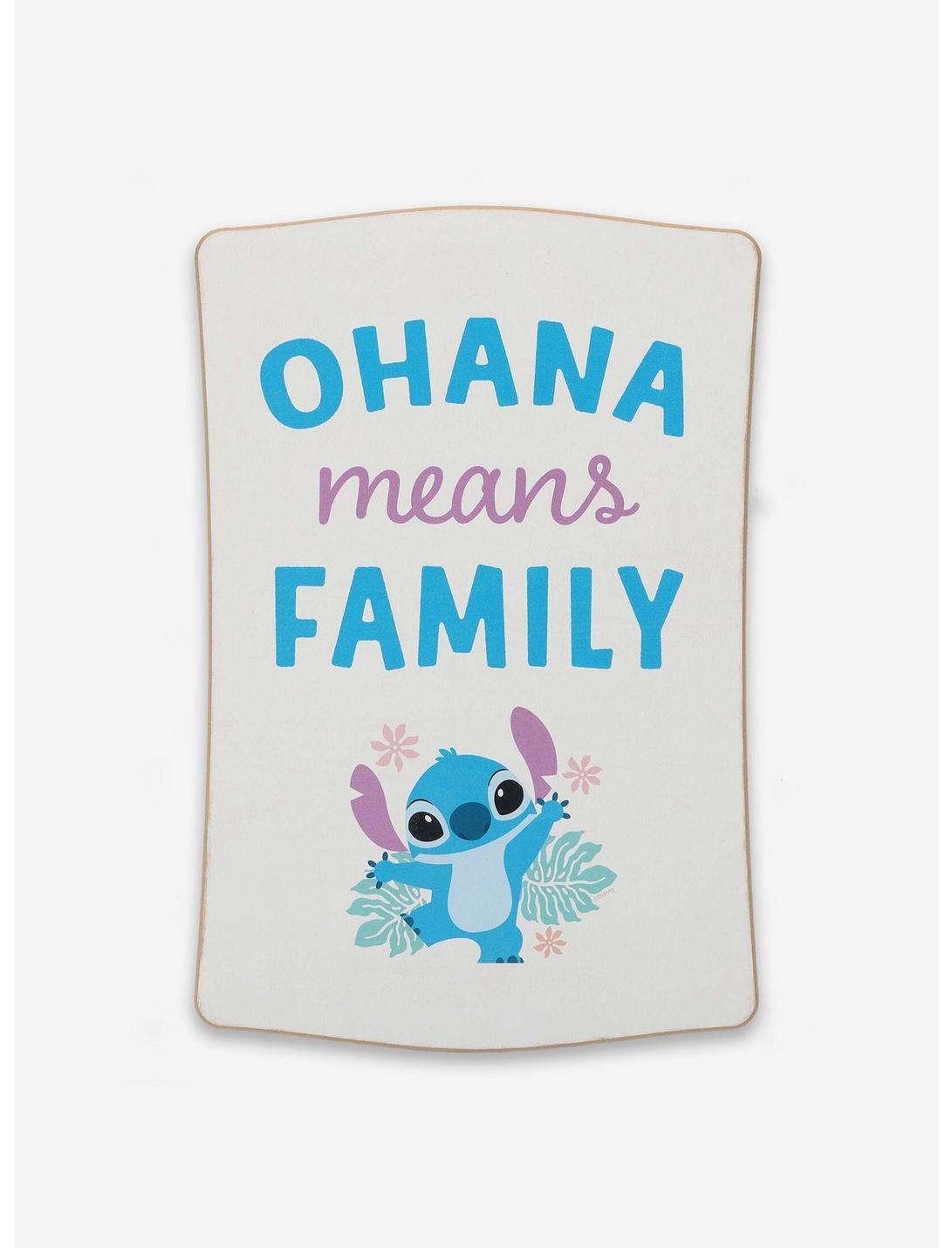 Disney Lilo & Stitch Ohana Means Family Tropical Wood Wall Decor, , hi-res