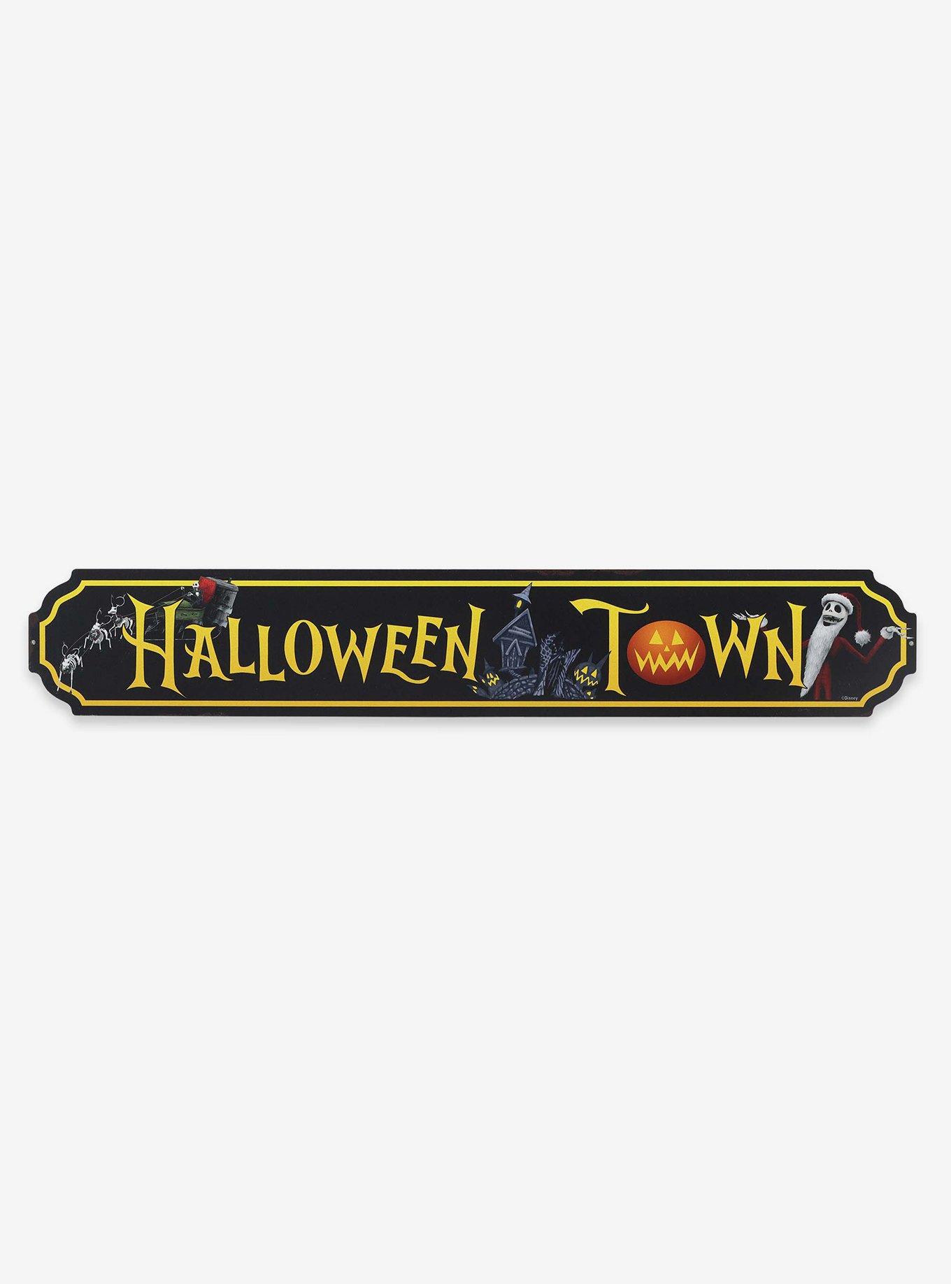 The Nightmare Before Christmas Halloween Town Metal Street Sign, , hi-res