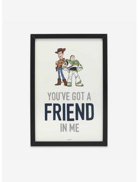 Plus Size Disney Pixar Toy Story You've Got A Friend In Me Woody & Buzz Framed Wall Decor, , hi-res