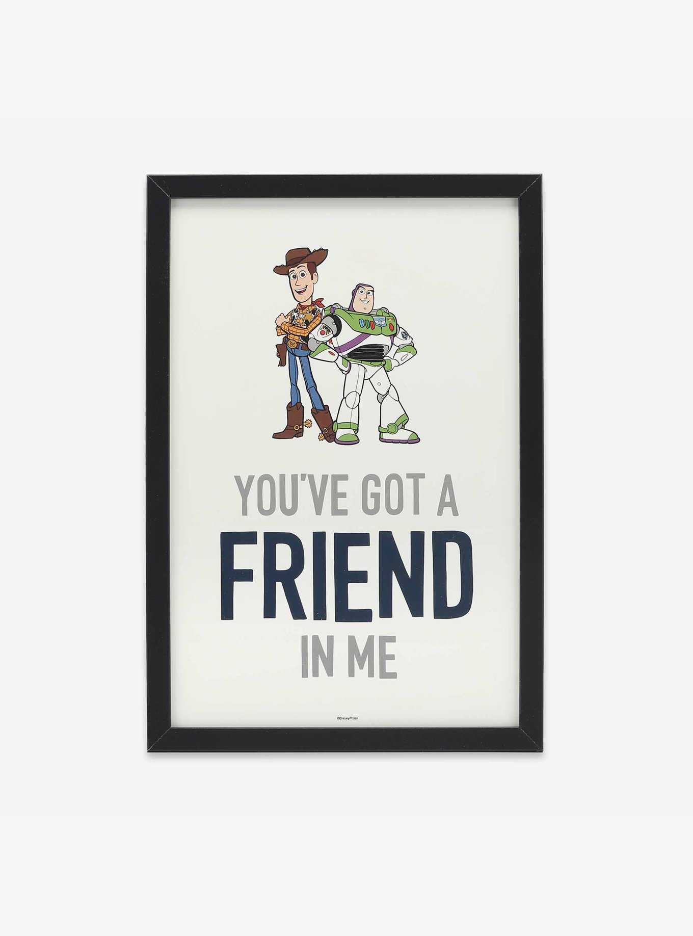Disney Pixar Toy Story You've Got A Friend In Me Woody & Buzz Framed Wall Decor, , hi-res