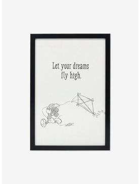 Plus Size Disney Mickey Mouse Let Your Dreams Fly High Kite Framed Wood Wall Decor, , hi-res