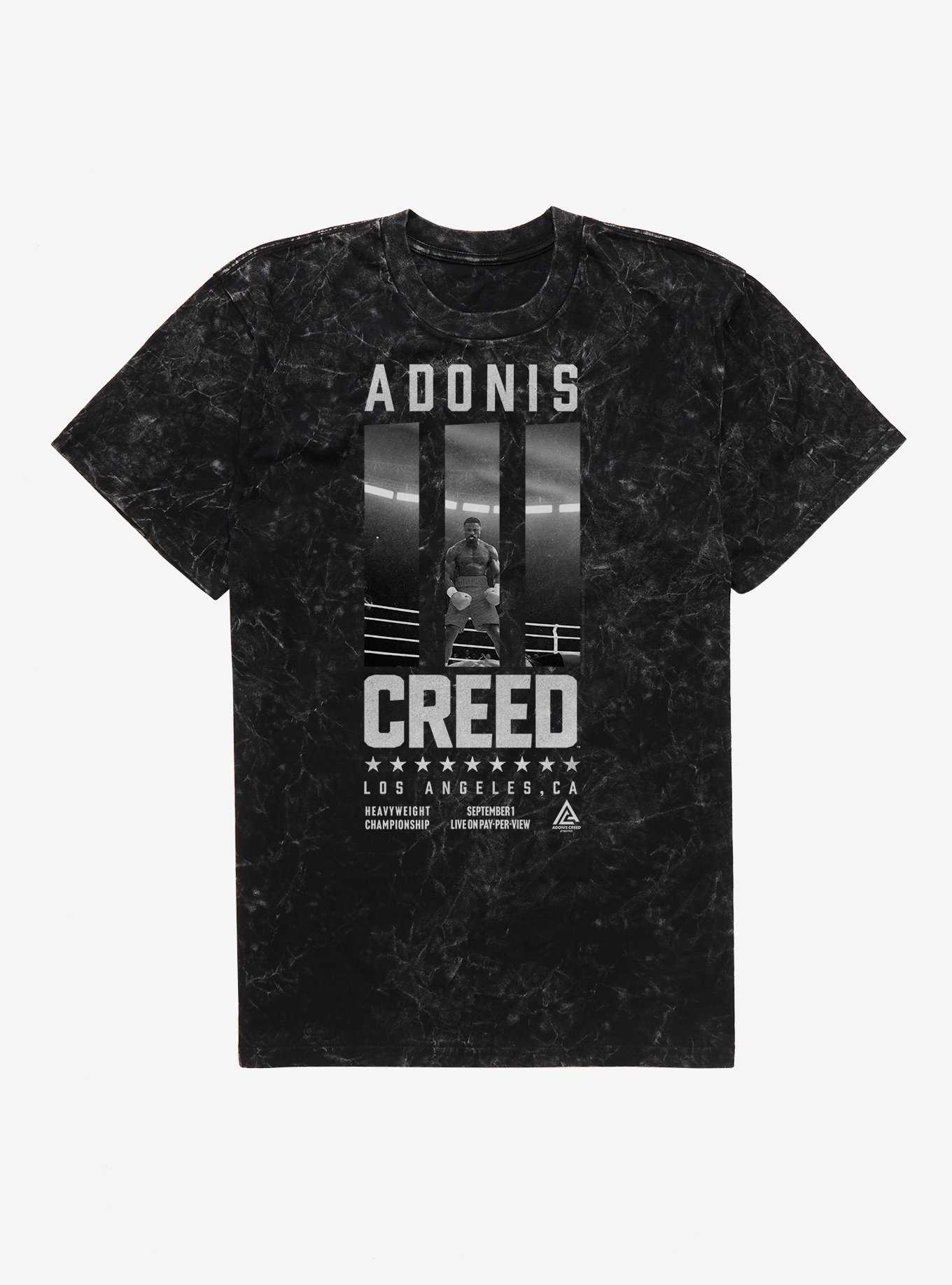 Creed III Adonis Creed LA Pillars Mineral Wash T-Shirt, , hi-res