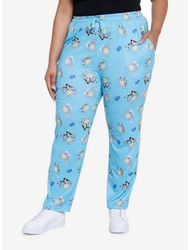 Pokémon Water Type Evolutions Allover Print Women's Plus Sized Sleep Pants - BoxLunch Exclusive, , hi-res