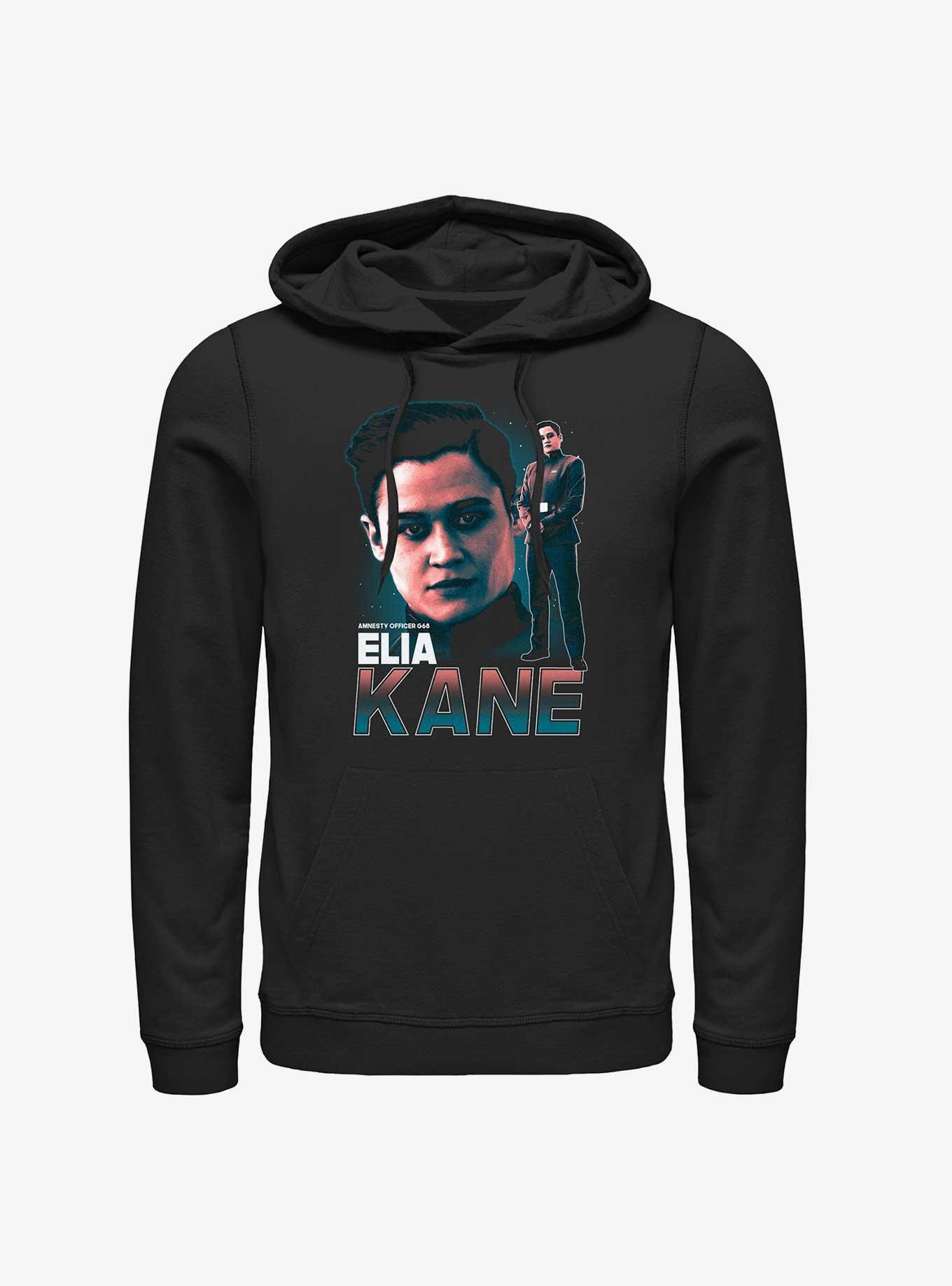 Star Wars The Mandalorian Amnesty Officer Elia Kane Hoodie, BLACK, hi-res